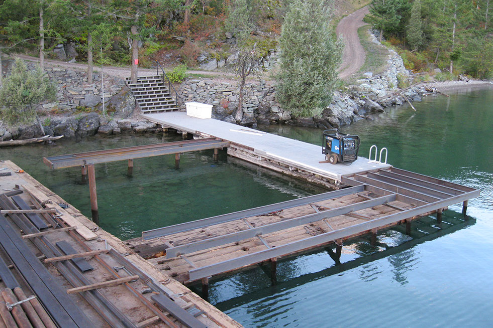 Dock repairs in Dayton